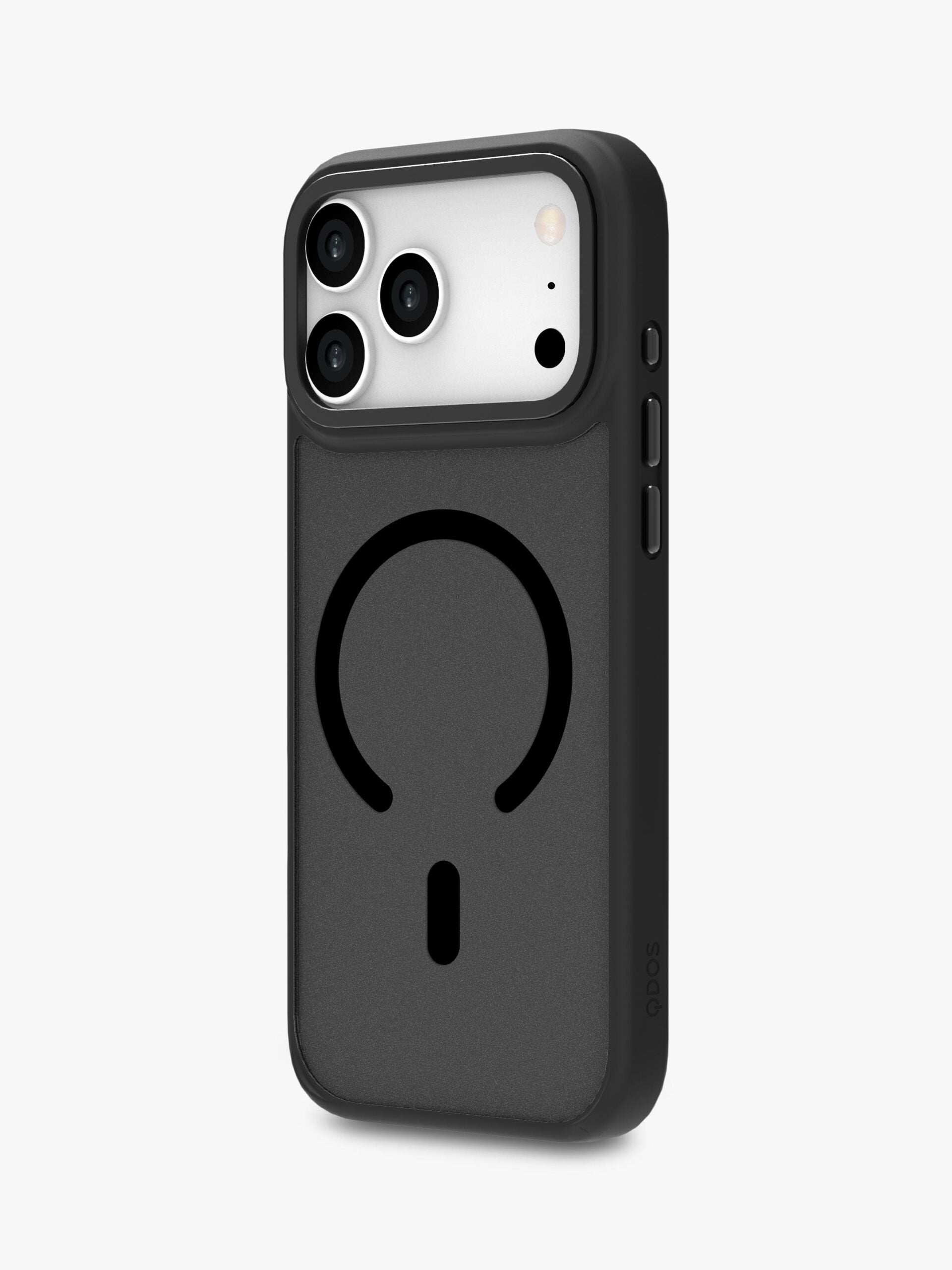 Hybrid Drop Soft Touch Case for iPhone 17 Pro Max, Black/Frosted