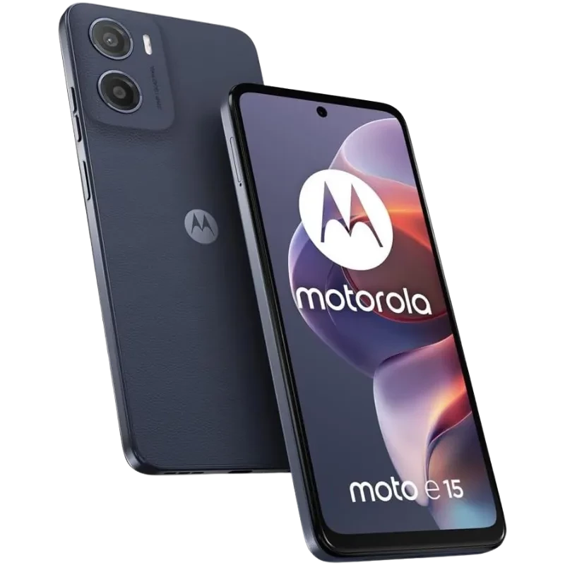 Motorola Moto E15 - 64GB ROM / 4GB RAM Clean Stock Android Smartphone
